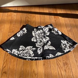 Floral skater skirt